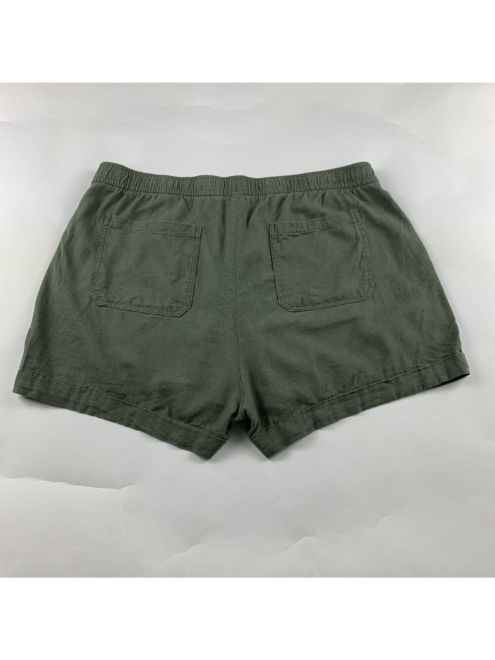Old Navy Arugula Linen Blend Pull On Shorts XL - Picture 5 of 5